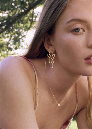 Sabi earrings Forgyldt Maanesten 